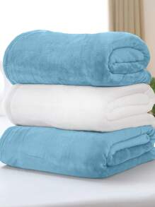 Utopia Bedding Fleece Blanket – 250 GSM Luxury Bed Blanket – Ultra-Soft, Anti-Static Microfiber Cover – Cozy And Warm Fuzzy Throw - Washed Blue Room Stuff - 洗藍 - 查看 5