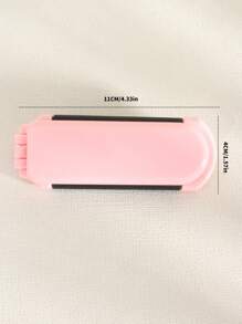 1pc Foldable Pink Comb With Built-In Mirror, Portable Travel Hairbrush, Convenient Storage, Great Gift For Women,Hair Brush,Comb,Hair Tools,Hair Products And Accessories For Barber Salon Beauty Travel Essentials,Back To School,Travel Holiday Essentials,Hair Accessories For Women