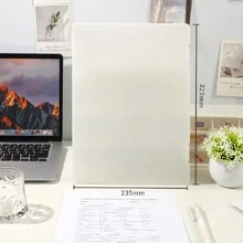 2 件简约家居/办公室身份证收纳盒，透明多功能证书/文件/A4文件盒，大容量防水文具收纳盒 - 套裝/2個 - 查看 5