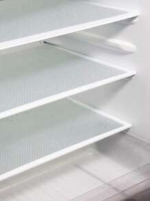 4 Stücke Antirutscheinlagen für den Kühlschrank - Wasserfest, Öl-beständig, waschbar, leicht zu reinigen - perfekt für Regale, Glasfächer, Schränke, Schubläden und Kühlschränke