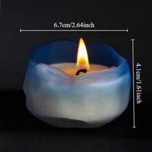 1Pc Colorful Frosted Cup Aromatherapy Candle Smokeless Fragrance Home Decoration Romantic Birthday Gift Creative Holiday Gift Party Photography Props Gifts Graduation