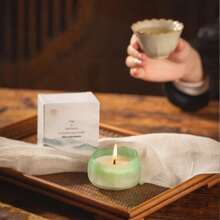 1Pc Colorful Frosted Cup Aromatherapy Candle Smokeless Fragrance Home Decoration Romantic Birthday Gift Creative Holiday Gift Party Photography Props Gifts Graduation