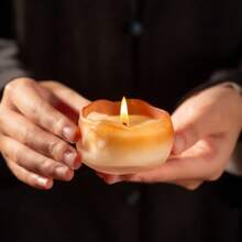 1Pc Colorful Frosted Cup Aromatherapy Candle Smokeless Fragrance Home Decoration Romantic Birthday Gift Creative Holiday Gift Party Photography Props Gifts Graduation