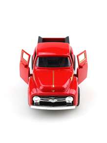 Decoraciones de camión en rojo y negro, decoraciones navideñas de camión negro vintage, decoraciones de granja de metal, decoraciones de mini coche de fundición a presión para mesa, camiones, hogar, cocina, granja, regalos de Navidad, regalos de cumpleaños, decoraciones para hornear pasteles, decoraciones de Pascua, decoraciones de Halloween