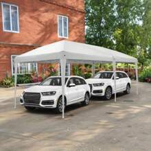 3 X 6m Home Use Outdoor Camping Waterproof Folding Tent With Carry Bag White