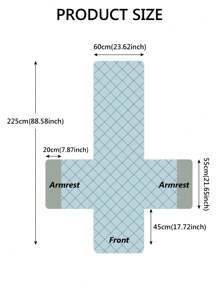 1pc Modern Style Plush Faux Fur Sofa Cover, Pet-Friendly Anti-Slip Sofa Protector - Burgundy - View 3