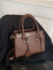 BELLEBORG حقيبة يد نسائية كاجوال للعمل مع حزام كتف، هدايا عيد الأم المثالية للنساء، قطعة واحدة