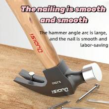 Indestructible Flat Mallet Hammer, Tools For Men - Black - View 4