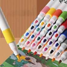 80/60/48/36/24/12 Acrylic Colorful Marking Pen, Art DIY Graffiti Pen, Colored Watercolor Art Marking Pen Set, Opaque Waterproof Large Capacity Color Pencil, Perfect Gift, Halloween Gift, Christmas Gift,Back To School