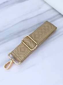 可调节刺绣包带 手提包钱包带 适用于斜挎包 单肩包 冬季女士礼物 - 棕色 - 查看 2