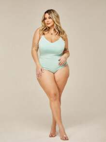 Body Alça Plus Size Com Bojo