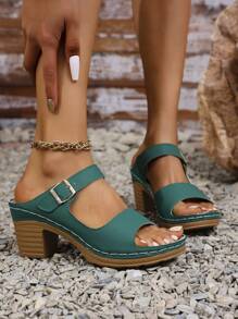 Women's Casual Fashion High Heel Sandals, Export Edition