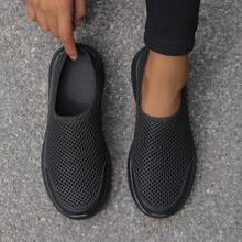 Damskie oddychające, siateczkowe, wsuwane, codzienne buty z podeszwą EVA, proste do noszenia w domu i na spacery