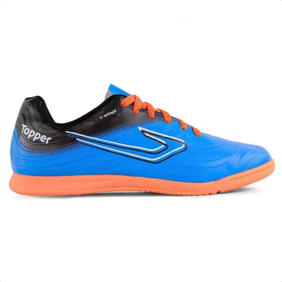 Topper Forza III Unisex Futsal Boot 100% ORIGINAL With INVOICE And WARRANTY - AZUL / LARANJA - Xem 1