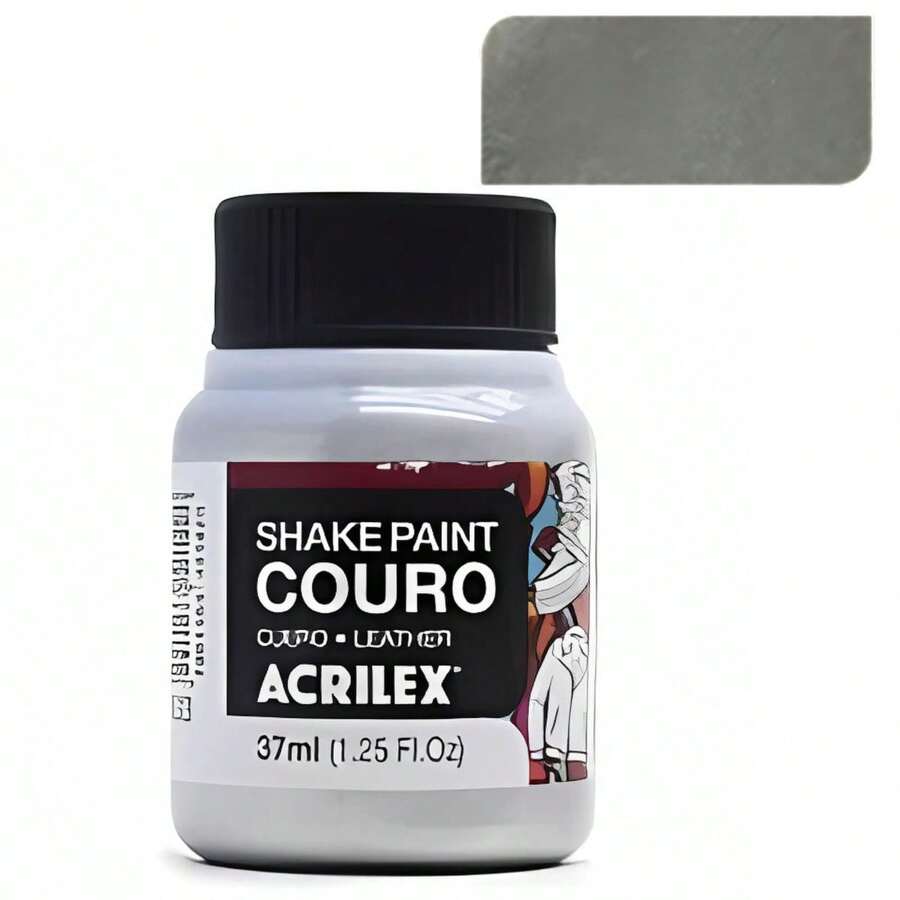 Acrilex Shake Paint Leather Paint 37ml For Natural And Synthetic Leather - Silver - View 1