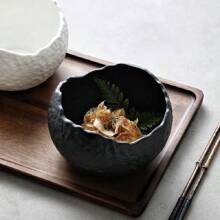 生魚片陶瓷冷盤創意西式盤,適用於餐廳和酒店,高端感覺的融合美食餐具,獨特的造型