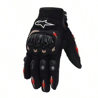 Alpinestars Guantes de motocross, ciclismo, carreras de motos de tierra, BMX, MTB, ATV, motocicleta con malla transpirable, de dedo completo, para hombre y mujer