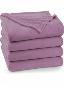 Utopia Bedding Fleece Blanket – 250 GSM Luxury Bed Blanket – Ultra-Soft, Anti-Static Microfiber Cover – Cozy And Warm Fuzzy Throw - Lilac - 紫丁香 - 查看 1