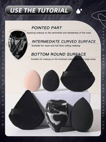 6件套多色化妆海绵套装包含：2个三角粉扑 + 2个化妆海绵 + 2个迷你化妆海绵，适用于各种化妆和清洁场景。化妆海绵适用于液体、膏状和粉状产品，可重复使用和清洗，柔软且不含乳胶，适用于腮红、粉底、保湿霜和散粉。是初学者理想的化妆工具套装，也是理想的旅行化妆套装，适合作为情人节、母亲节、感恩节、圣诞节礼物，也适合作为赠品、旅行用品、平价好物和旅行必备品。 - 彩色 - 查看 7