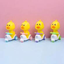 Mini Moto Juguete De Fricción Pato Colorido Para Bebe - Azul - Ver 7