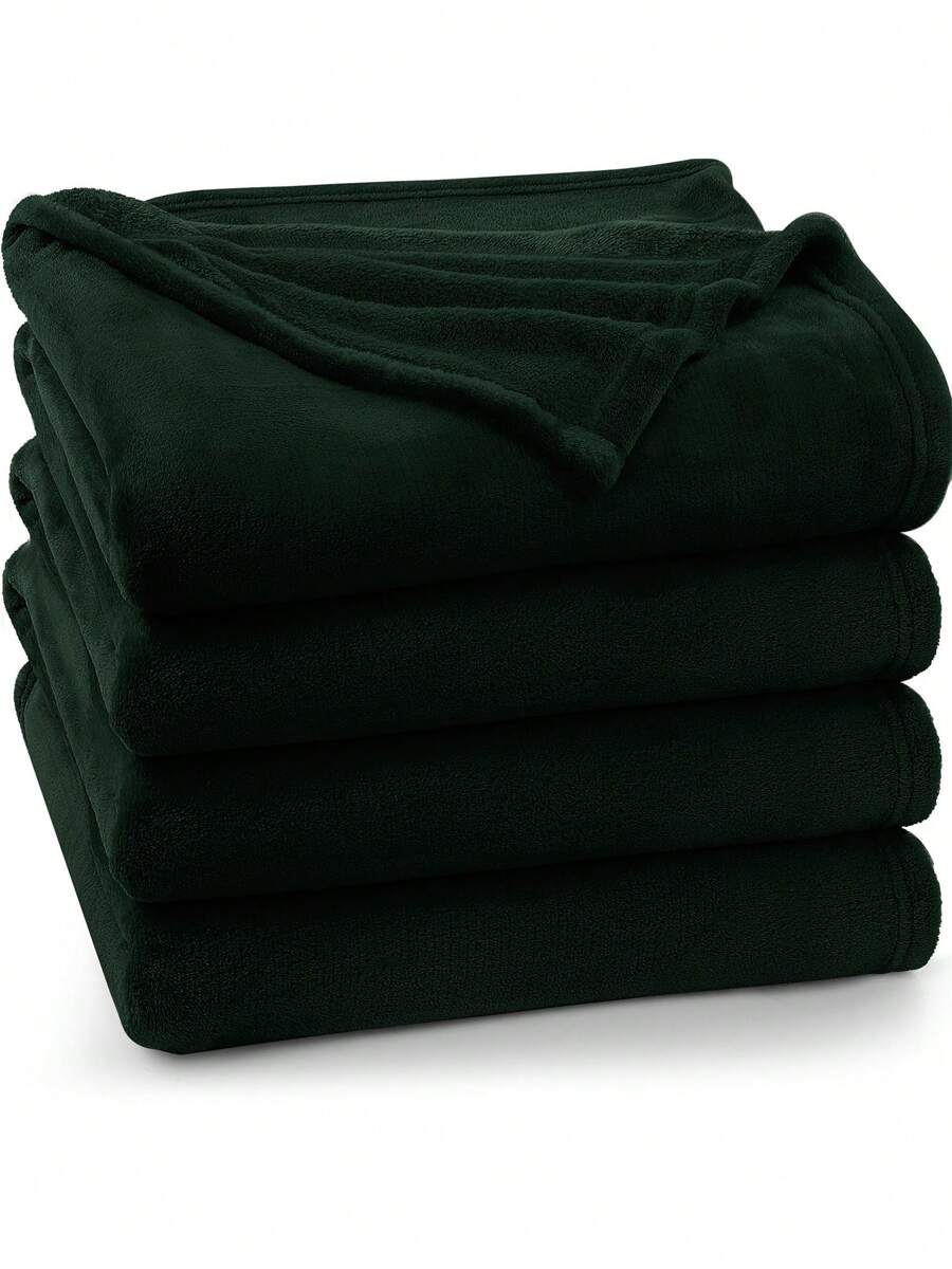 Utopia Bedding Fleece Blanket – 250 GSM Luxury Bed Blanket – Ultra-Soft, Anti-Static Microfiber Cover – Cozy And Warm Fuzzy Throw - Forest Green Room Home Bathroom - 森林綠 - 查看 1