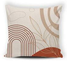 Kit 4 Decorative Pillow Covers Living Room Bedroom Modern Luxury Modern Garden - 紅陶 - 查看 3