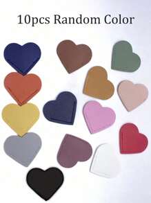 Leather Heart-Shaped Bookmark PU Leather Heart Shape Page Clips Cute Corner Bookmark Reading Enthusiast Book Accessory For Teachers Students Book Reading Lovers Suitable For Daily Use Travel And Home Use Travel Essentials