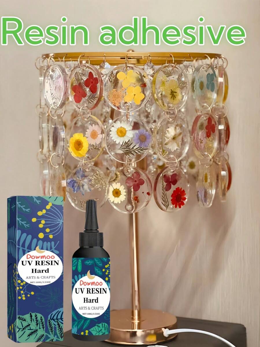 Resin Glue - DIY Resin Craft Crystal Clear Quick Drying Odorless Resin - Multicolor - View 1