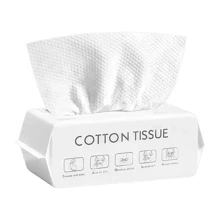 Disposable Face Towel Facial Tissue One-Time Cotton Pads Cleansing Wipe - Patterned - View 11