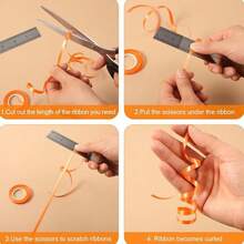 50 卷卷曲丝带，1/5 英寸宽 x 11 码，金属气球绳卷，用于礼品包装，多种颜色丝带，用于蝴蝶结工艺品