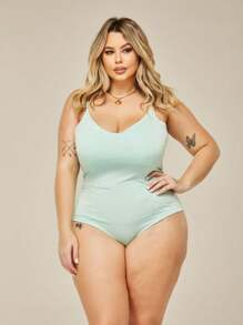 Body Alça Plus Size Com Bojo