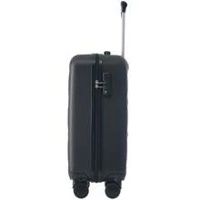 Sweiko Sweiko Mala rígida, mala com rodinhas, mala de viagem, bagagem de mão 4 rodas, material ABS, trava alfandegária TSA, 36 * 23 * 56, preta