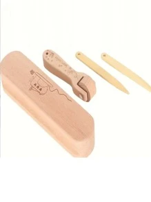 Prensa de madera para costura, 1 rodillo de costura y juego de herramientas de acolchado y costura: ideal para alisar y prensar costuras, adecuado para sastres y artesanos expertos