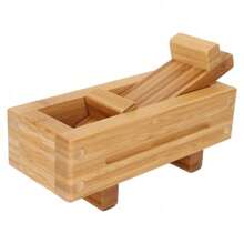 Wooden Sushi Press Mold DIY Rectangular Odorless Rice Mold Box For Cooking - 1 - View 11