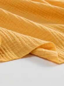 1 pieza Tela de muselina de algodón 100% de doble capa, resistente a las arrugas, agradable a la piel y suave, con medidas pre-cortadas de 50cm x 135cm (19in x 53in). Tela de muselina de algodón de doble capa para costura DIY, adecuada para pijamas, mantas para dormir, vestidos, ropa de estar en casa, diademas, toallas, batas de baño y otras manualidades.