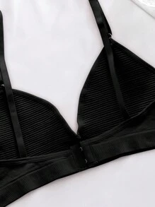 6件套多色女士后开扣文胸，无钢圈无垫舒适文胸，可调节肩带，无缝文胸和运动文胸