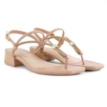 Ramarim Women's Low Heel Sandal 100% ORIGINAL With INVOICE And WARRANTY - NUDE / NUDE - 查看 5