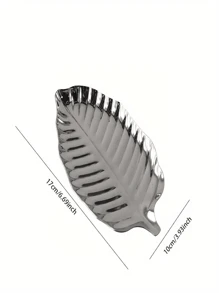 1 件优雅的叶形勺子/铲子，有金色/银色可选，为餐桌增添自然精致，非常适合创意餐厅甜点、糕点、毛巾托盘、珠宝托盘，适用于厨房、餐厅、梳妆台 - 彩色 - 查看 14