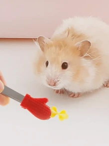 Pince d'alimentation mignonne pour hamster, pinces pour nourrir le hamster doré, jouet miniature amusant et interactif pour nourrir le pain et les vers