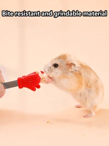 Pince d'alimentation mignonne pour hamster, pinces pour nourrir le hamster doré, jouet miniature amusant et interactif pour nourrir le pain et les vers