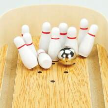 Mini Portable Board Game Creative Wooden Toy - 米色 - 查看 8