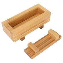 Wooden Sushi Press Mold DIY Rectangular Odorless Rice Mold Box For Cooking - 1 - View 6