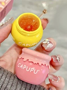 蜜桃蜂蜜唇膜套装礼盒保湿滋润防干裂淡化唇线口红高显色度 - 彩色 - 查看 5