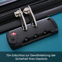 Sweiko Sweiko Hard-Shell Suitcase, Rolling Suitcase, Travel Suitcase, Hand Luggage 4 Wheels, ABS Material, TSA Customs Lock, 76.5*50.5*31.5, Green