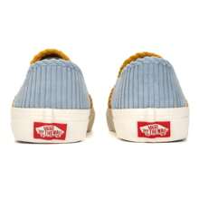 Vans 一脚蹬 SF 休闲鞋，轻便透气，男女通用日常步行和跑步运动鞋 VN0A5HYQA0Q - 黃色/藍色 - 查看 5