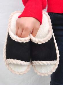 Pantoufles d'intérieur à orteils ouverts confortables et à la mode pour femmes, toutes saisons, compatibles pour couples