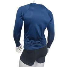 长袖运动衫，由莱卡、氨纶、弹性纤维制成 XP ONE - 藏蓝色 - 查看 2