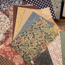 60sheets Retro Artistic Style Handbook Decoration Material Scrapbook DIY Photo Album Material Paper Pack For Planner Journaling, Junk Journal, DIY Crafts Back To School