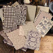 60sheets Retro Artistic Style Handbook Decoration Material Scrapbook DIY Photo Album Material Paper Pack For Planner Journaling, Junk Journal, DIY Crafts Back To School