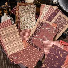 60sheets Retro Artistic Style Handbook Decoration Material Scrapbook DIY Photo Album Material Paper Pack For Planner Journaling, Junk Journal, DIY Crafts Back To School